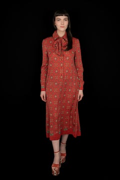 Hermès dress ready-to-wear by Catherine de Karolyi circa 1970