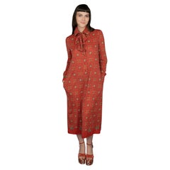 Hermès dress ready-to-wear by Catherine de Karolyi circa 1970