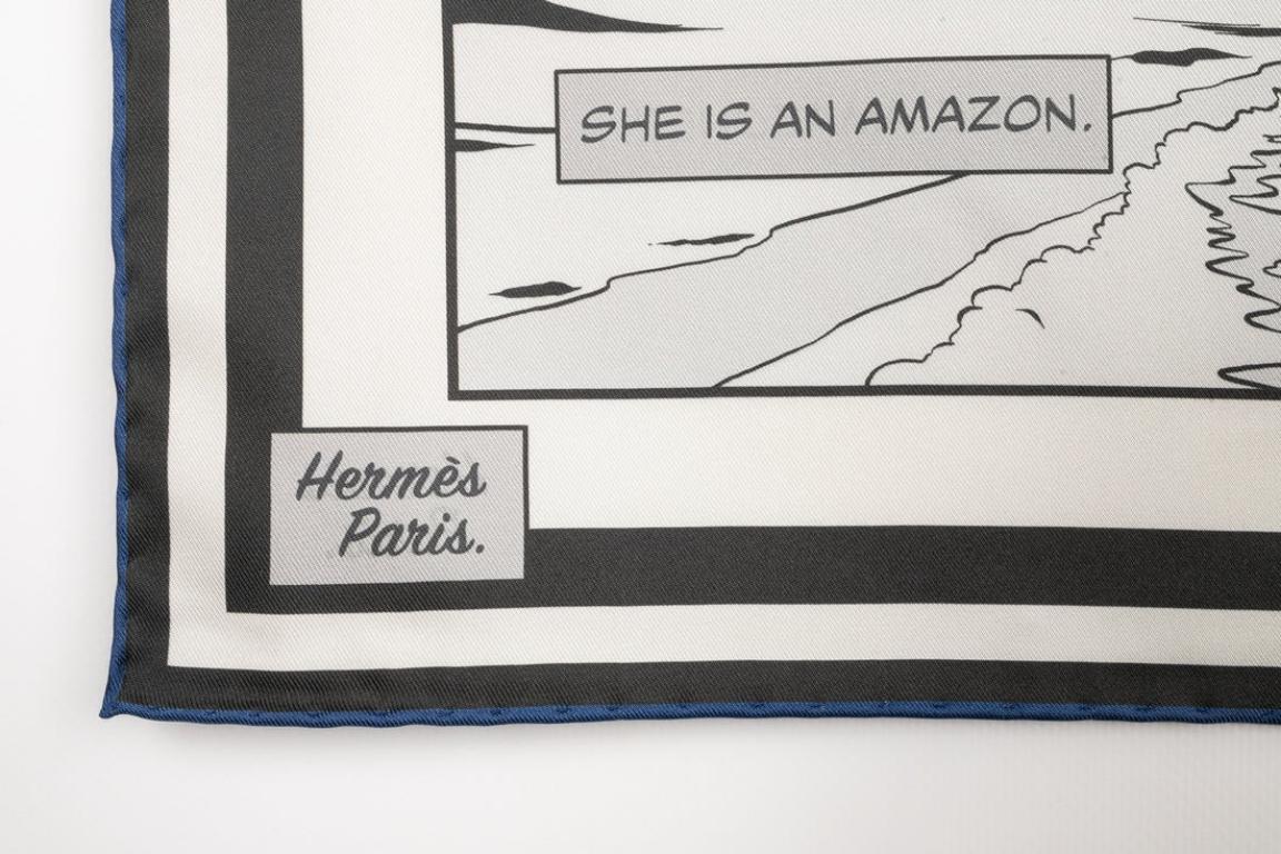 Hermès Dual-sided Foulard / Scarf 'Wow', 2020 2