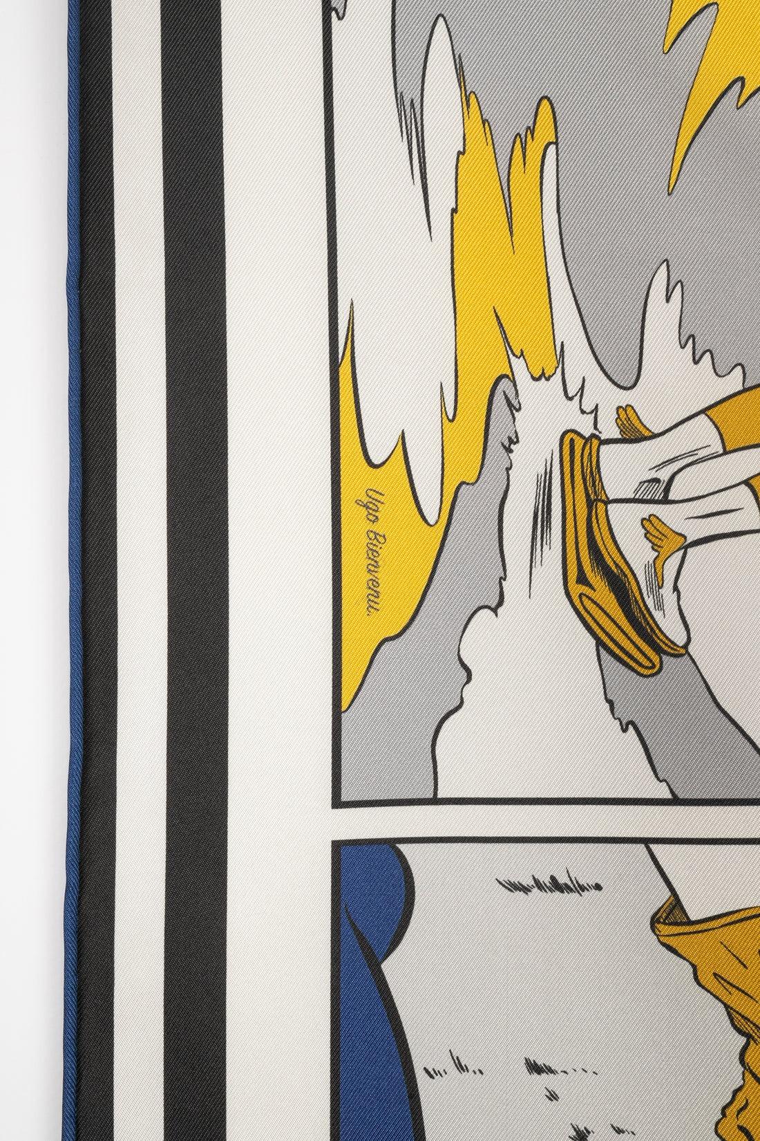 Hermès Dual-sided Foulard / Scarf 'Wow', 2020 4