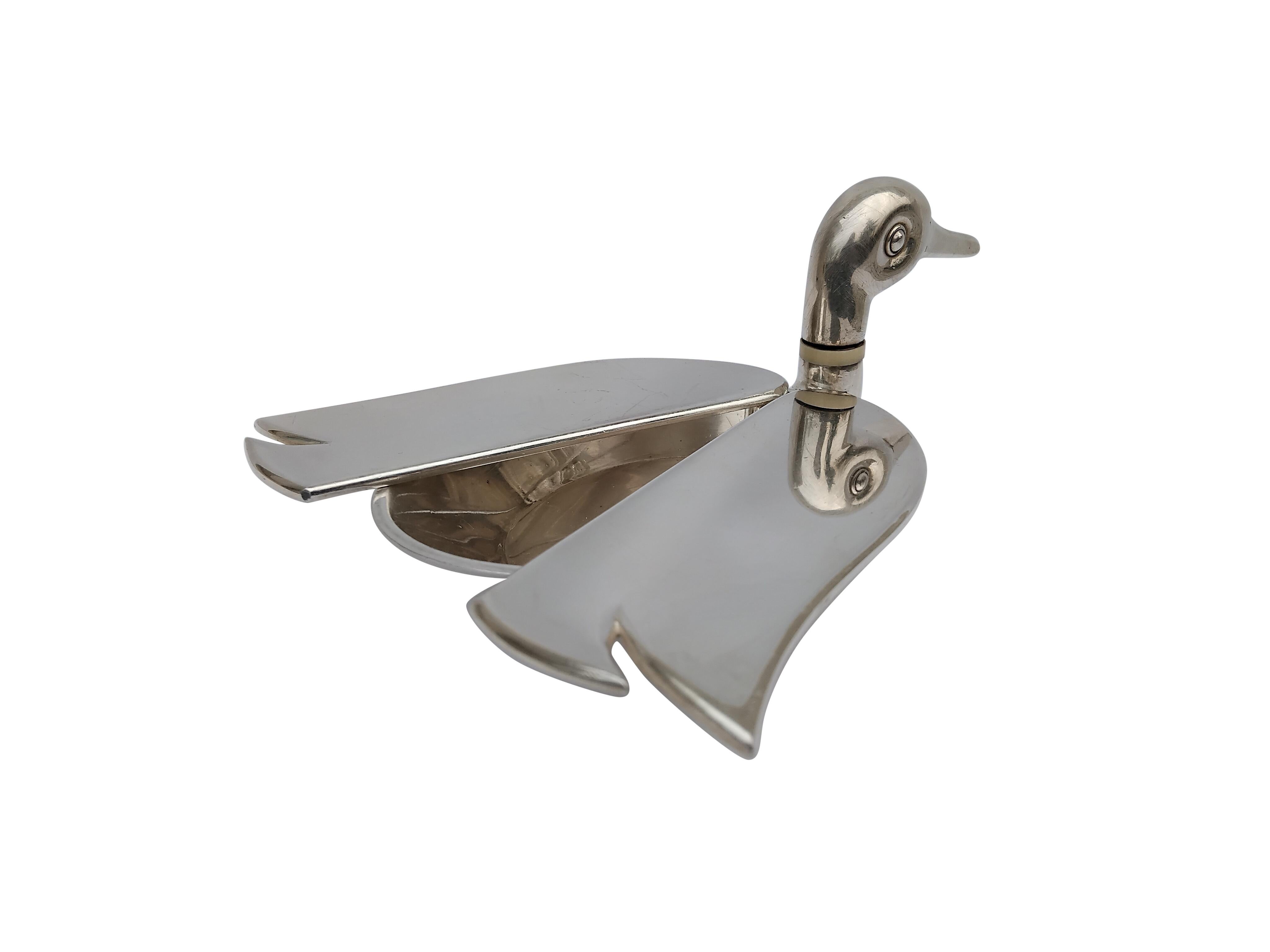 Hermès Duck Shaped Change Tray Ashtray Ravinet d'Enfert For Sale 6