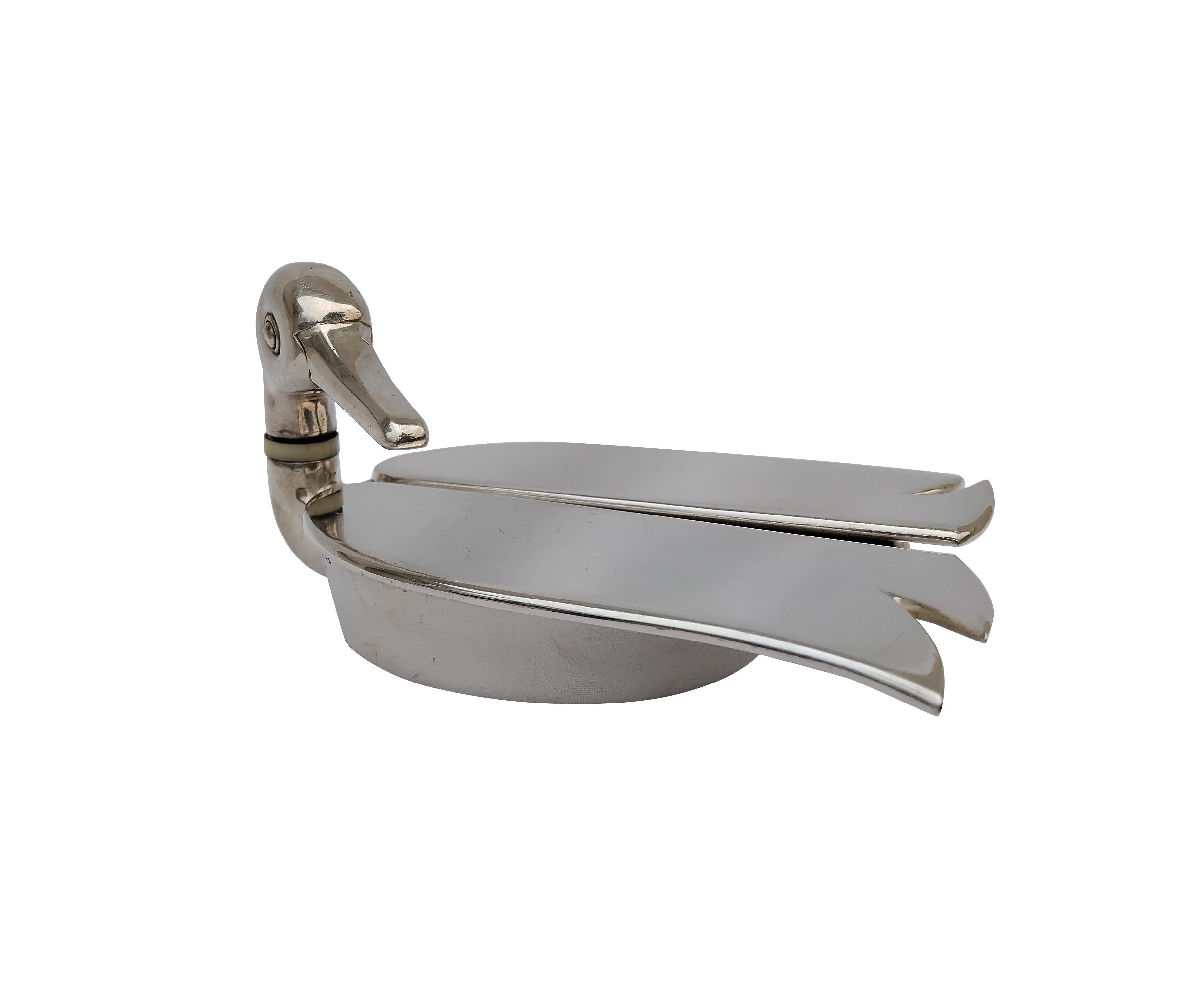 Hermès Duck Shaped Change Tray Ashtray Ravinet d'Enfert For Sale 11