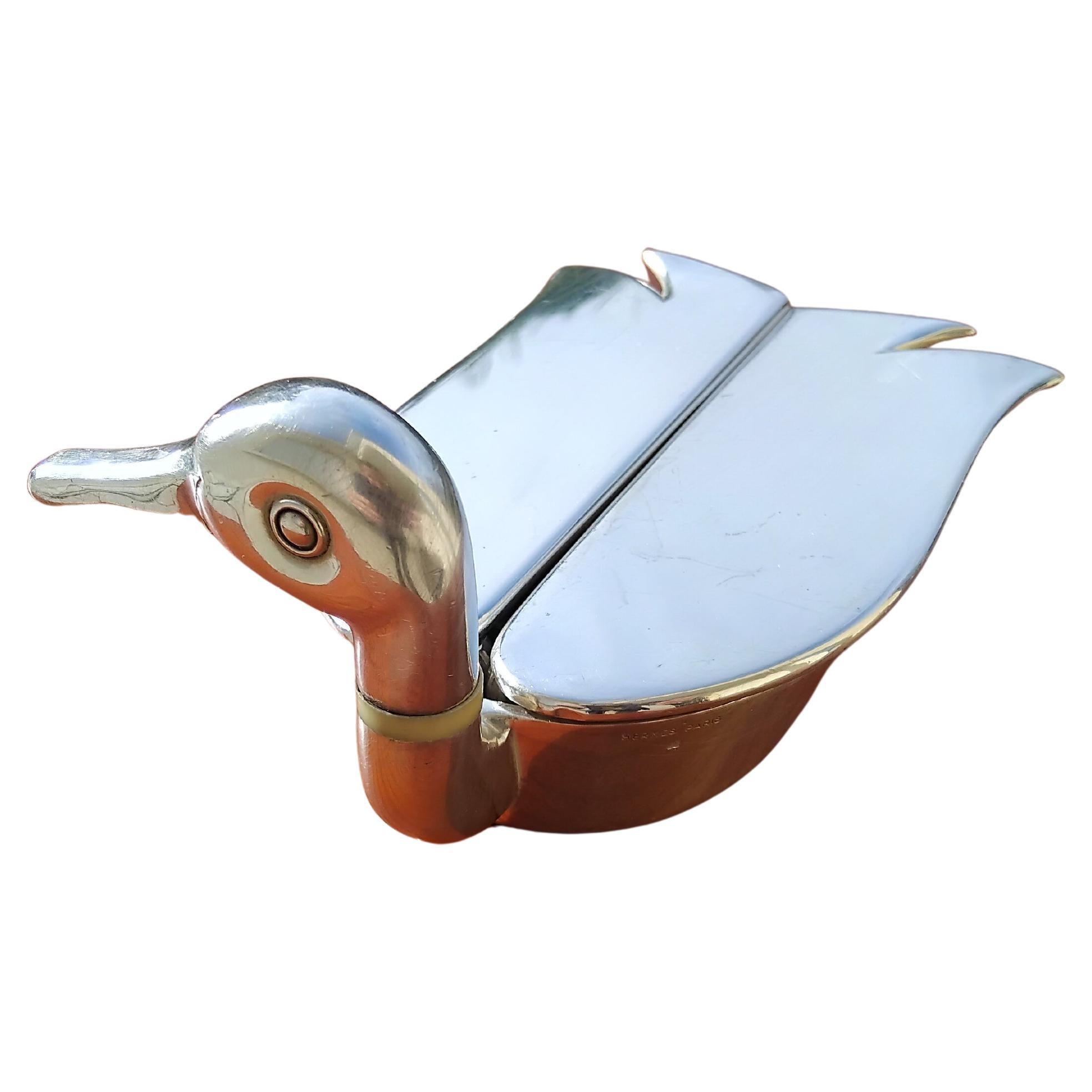Women's or Men's Hermès Duck Shaped Change Tray Ashtray Ravinet d'Enfert For Sale