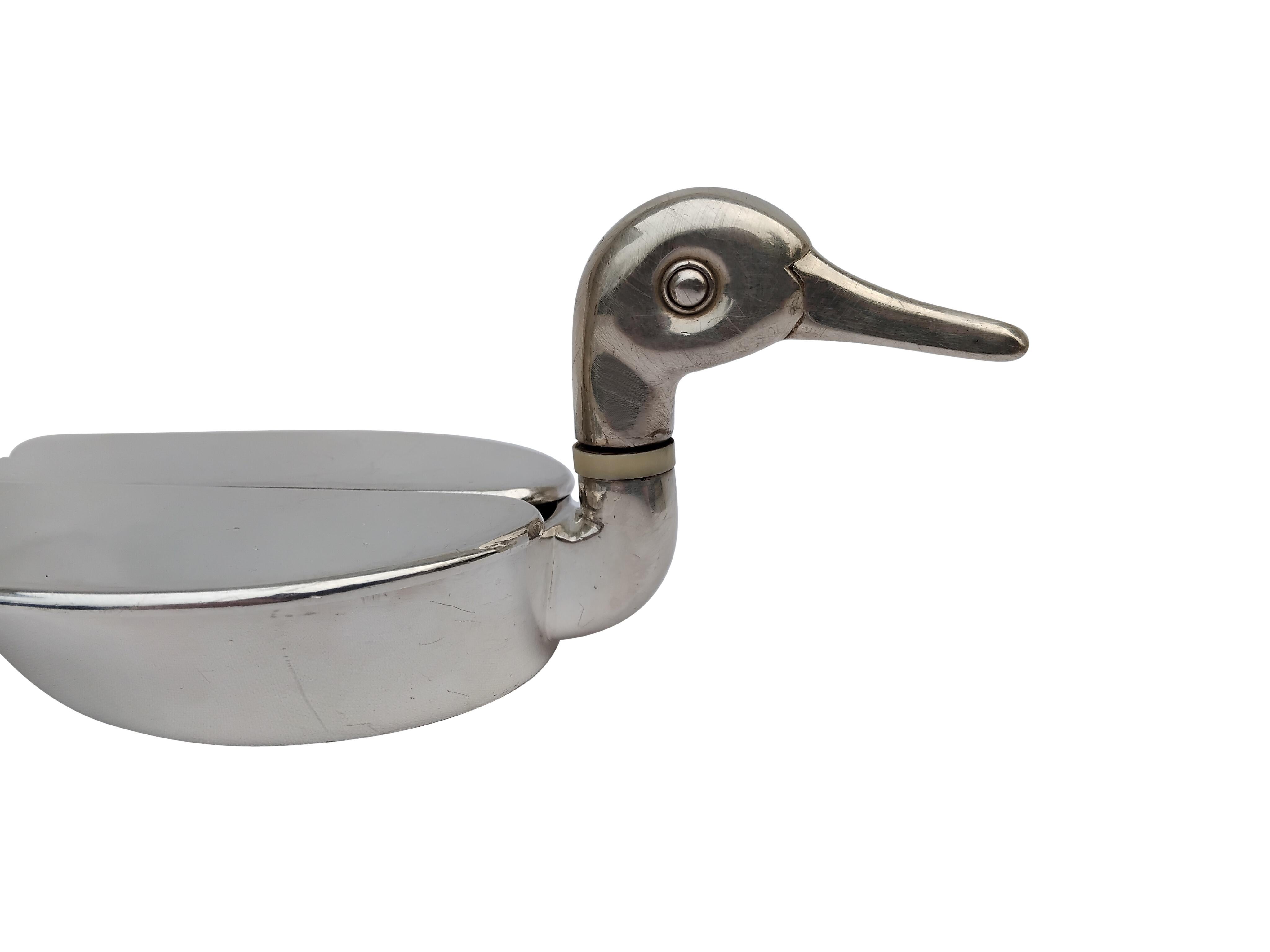Hermès Duck Shaped Change Tray Ashtray Ravinet d'Enfert For Sale 5