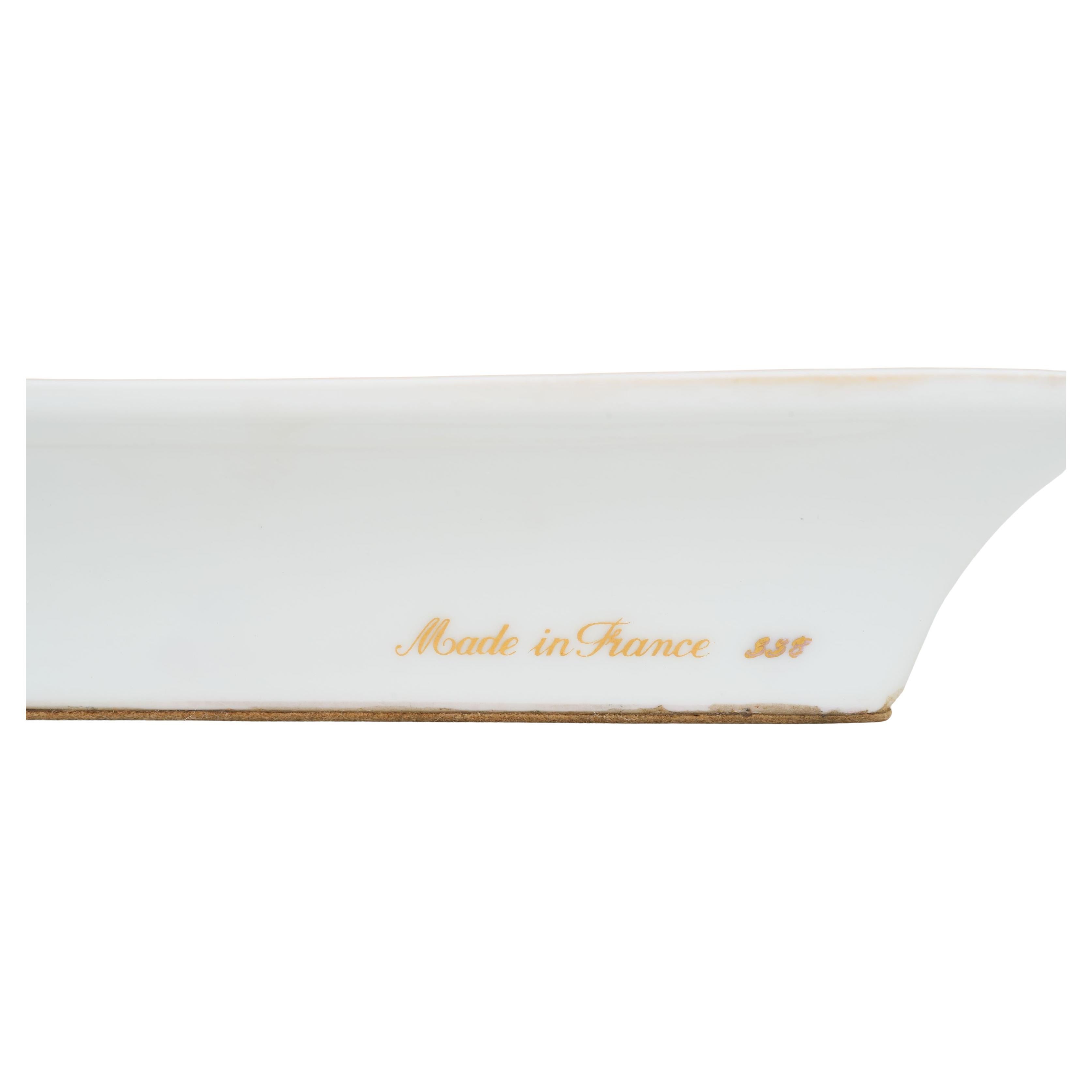 Hermès Enten Porzellan Aschenbecher (Beige) im Angebot