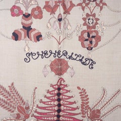 HERMES dusty rose cashmere silk SCHEHERAZADE 140 Scarf