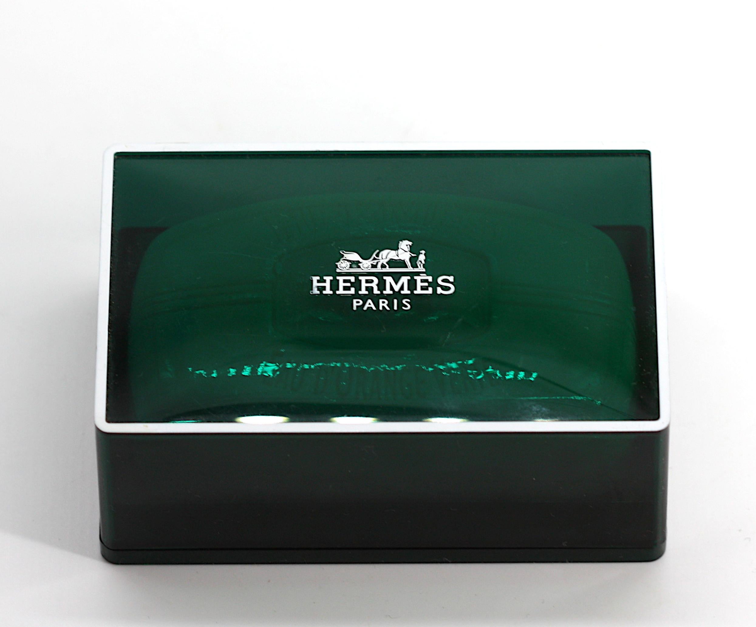 Hermes Eau De Orange Verte Seife Bar im Zustand „Gut“ in West Palm Beach, FL