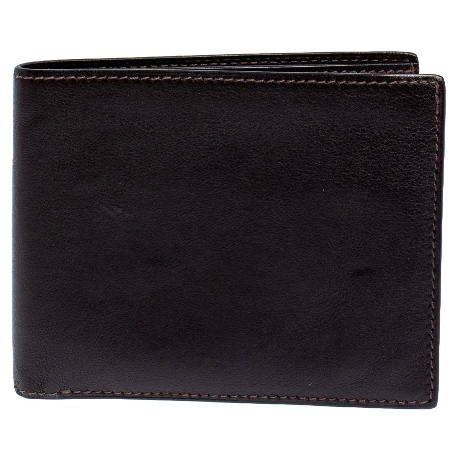 Hermes Ebene Swift Leather Citizen Twill Compact Wallet at 1stDibs ...