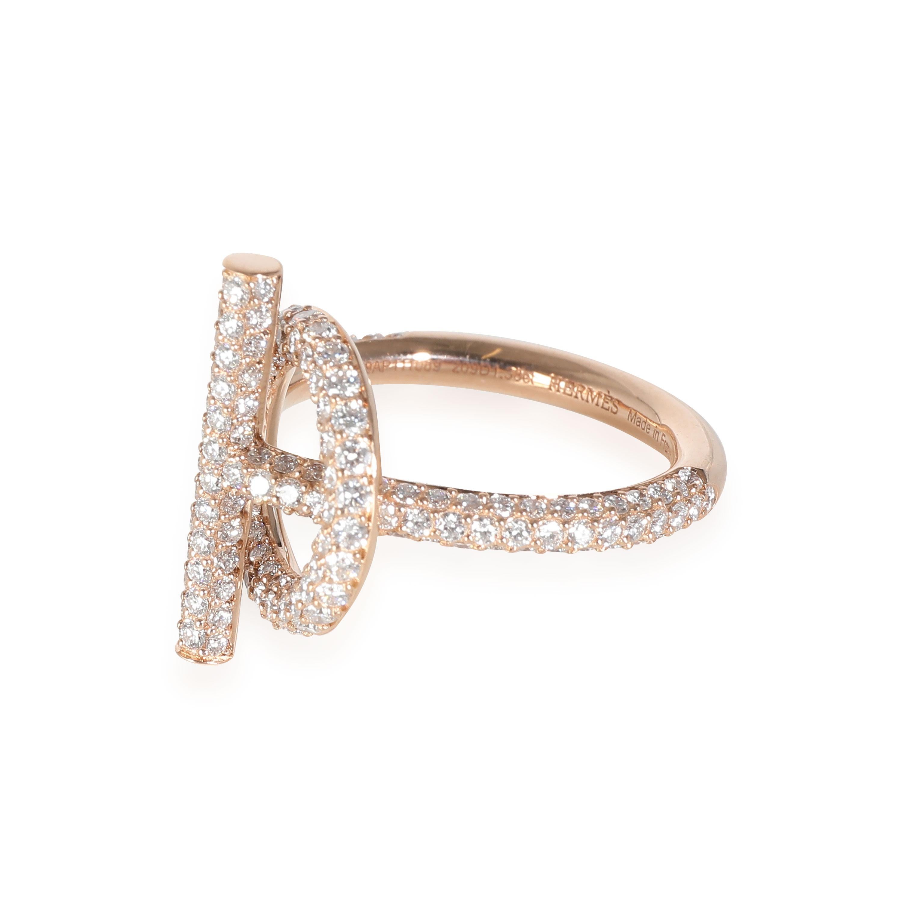Hermès Echappee Ring in 18k Rose Gold 1.38 CTW

PRIMARY DETAILS
SKU: 139622
Listing Title: Hermès Echappee Ring in 18k Rose Gold 1.38 CTW
Condition Description: Retails for 17500 USD. In excellent condition and recently polished. Ring size is