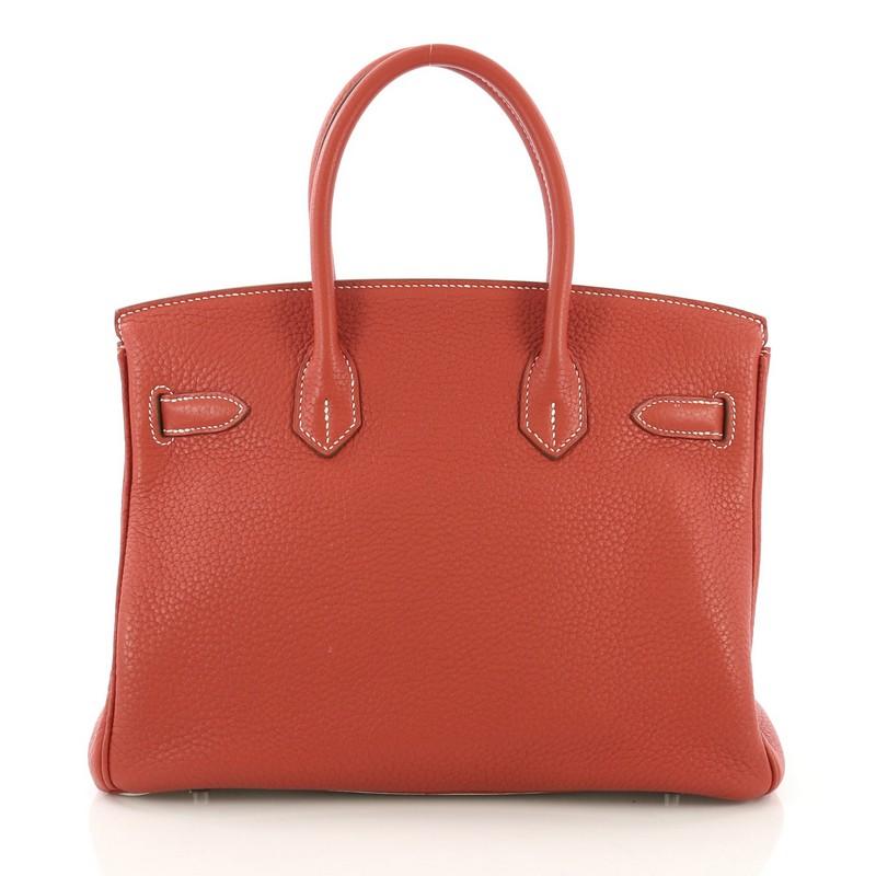 Hermes Eclat Birkin Handbag Clemence with Palladium Hardware 35 In Good Condition In NY, NY