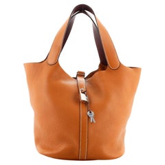 Hermes Eclat Picotin Lock Bag Clemence with Swift MM