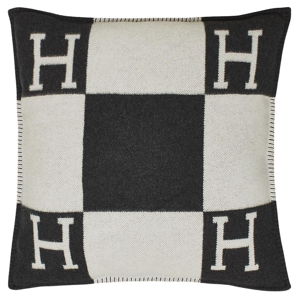 Hermes Blanket Avalon I Signature H Orange Throw Blanket at 1stDibs