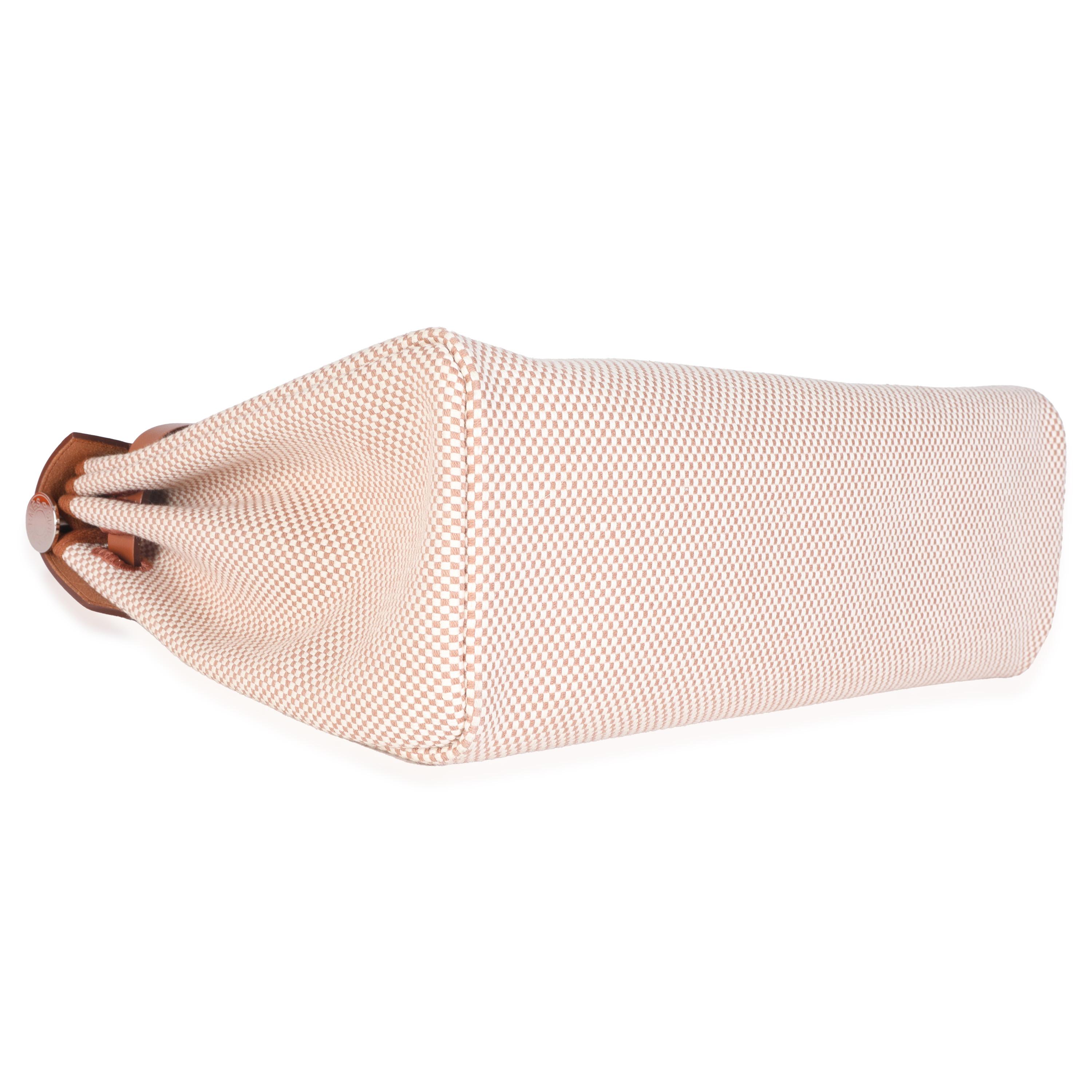 Hermès Ecru Naturel Viking Fauve Hunter Herbag Zip PM 31 PHW en vente 1