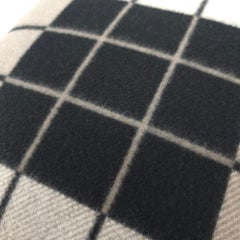 Hermès écru noir Avalon III pillow, small model