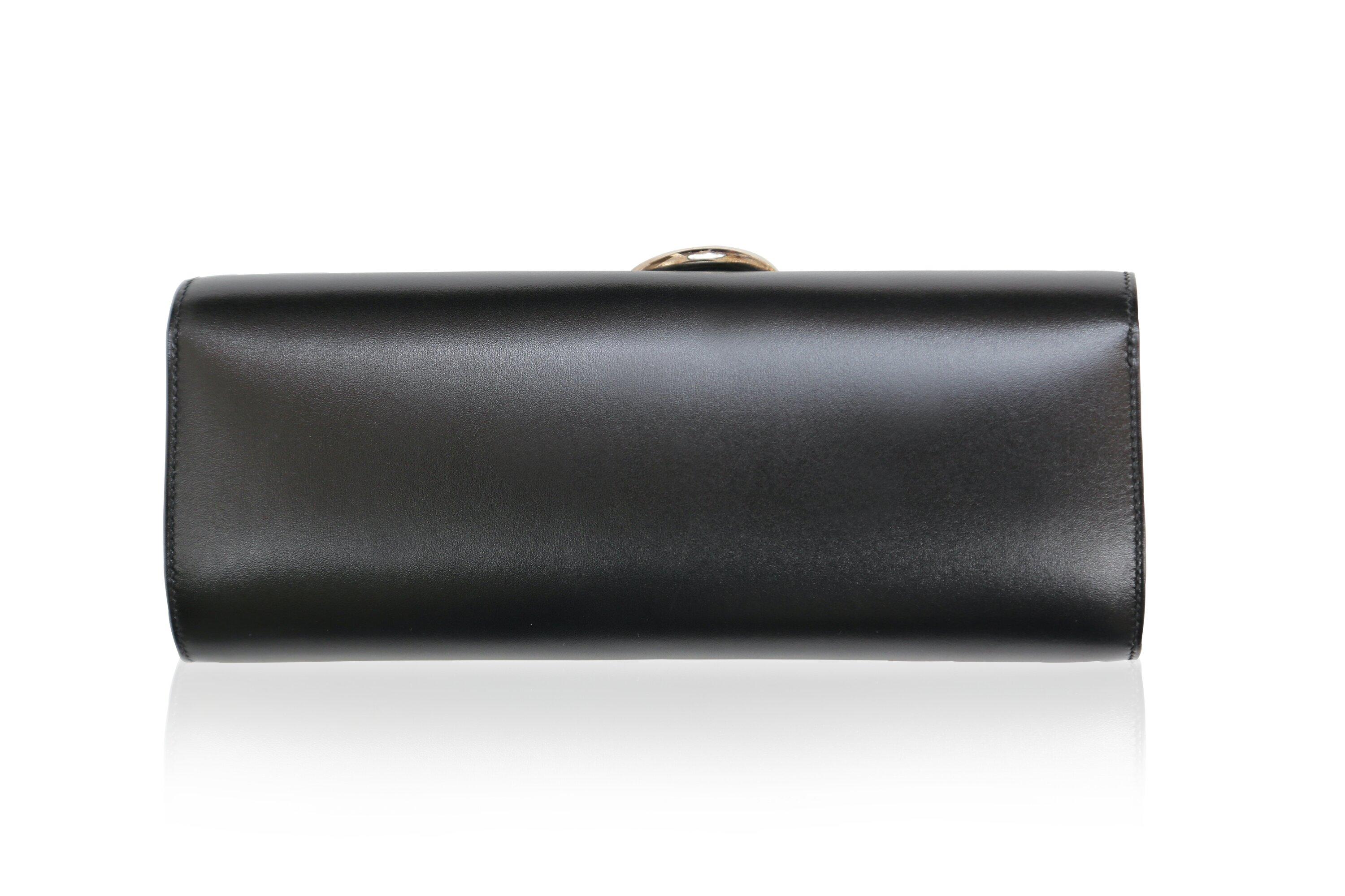Hermès Egee Black Clutch In Excellent Condition For Sale In London, GB