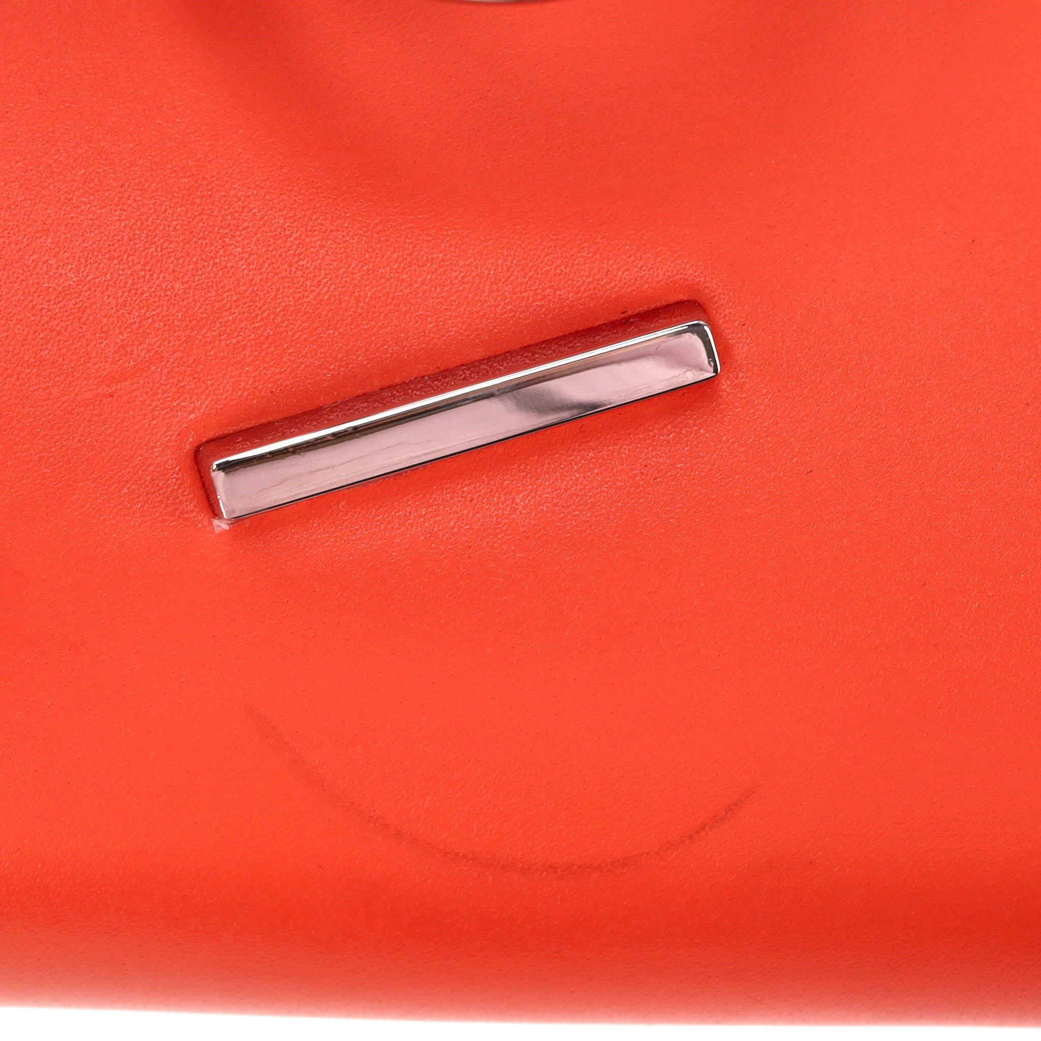 Hermes Egee Clutch Bag In Tadelakt Leather For Sale 6