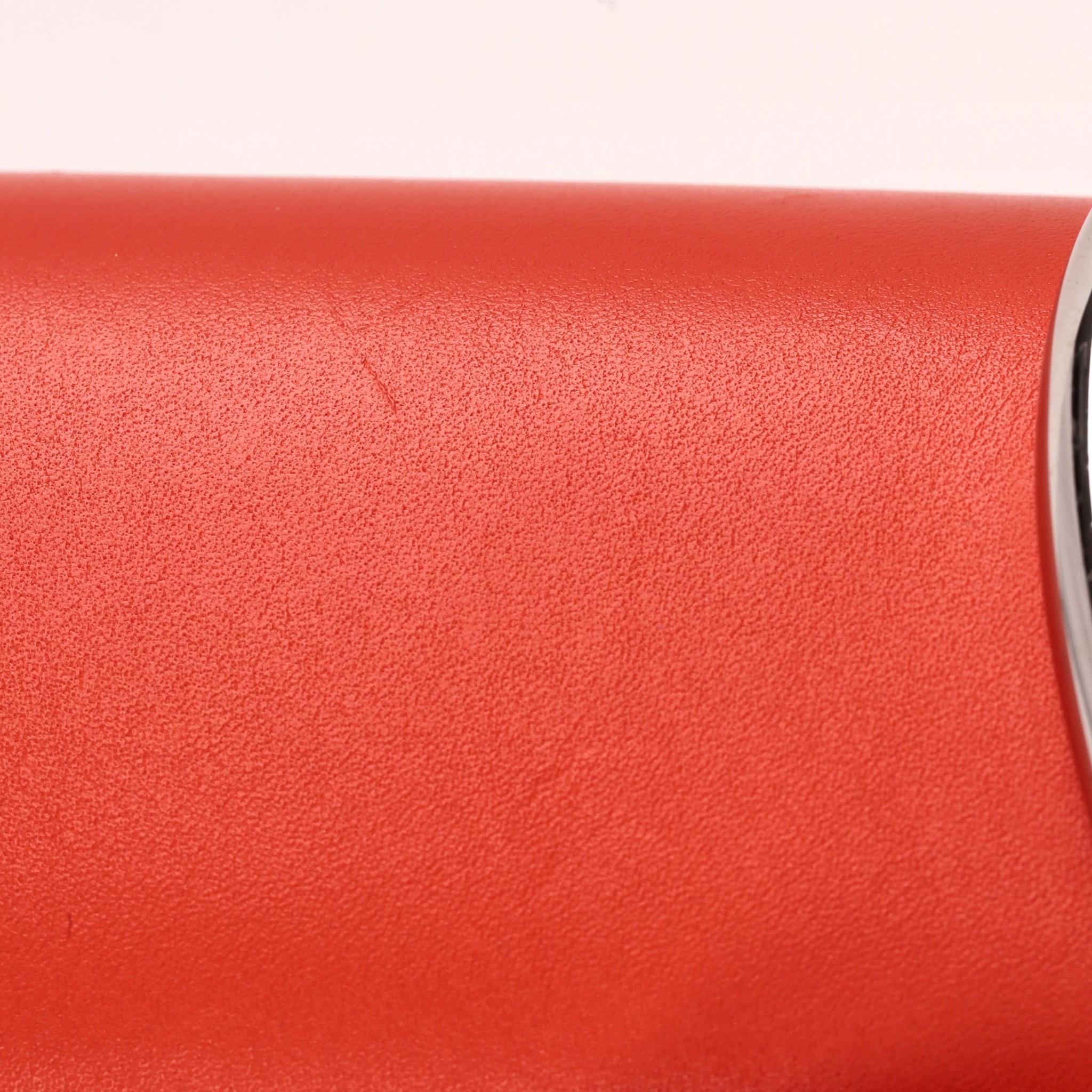 Hermes Egee Clutch Bag In Tadelakt Leather For Sale 8