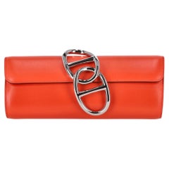 Hermes Egee Clutch Bag aus Tadelakt-Leder
