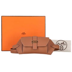 Hermes Elan Pocket 24 Belt Bag In Swift Calfskin Leather