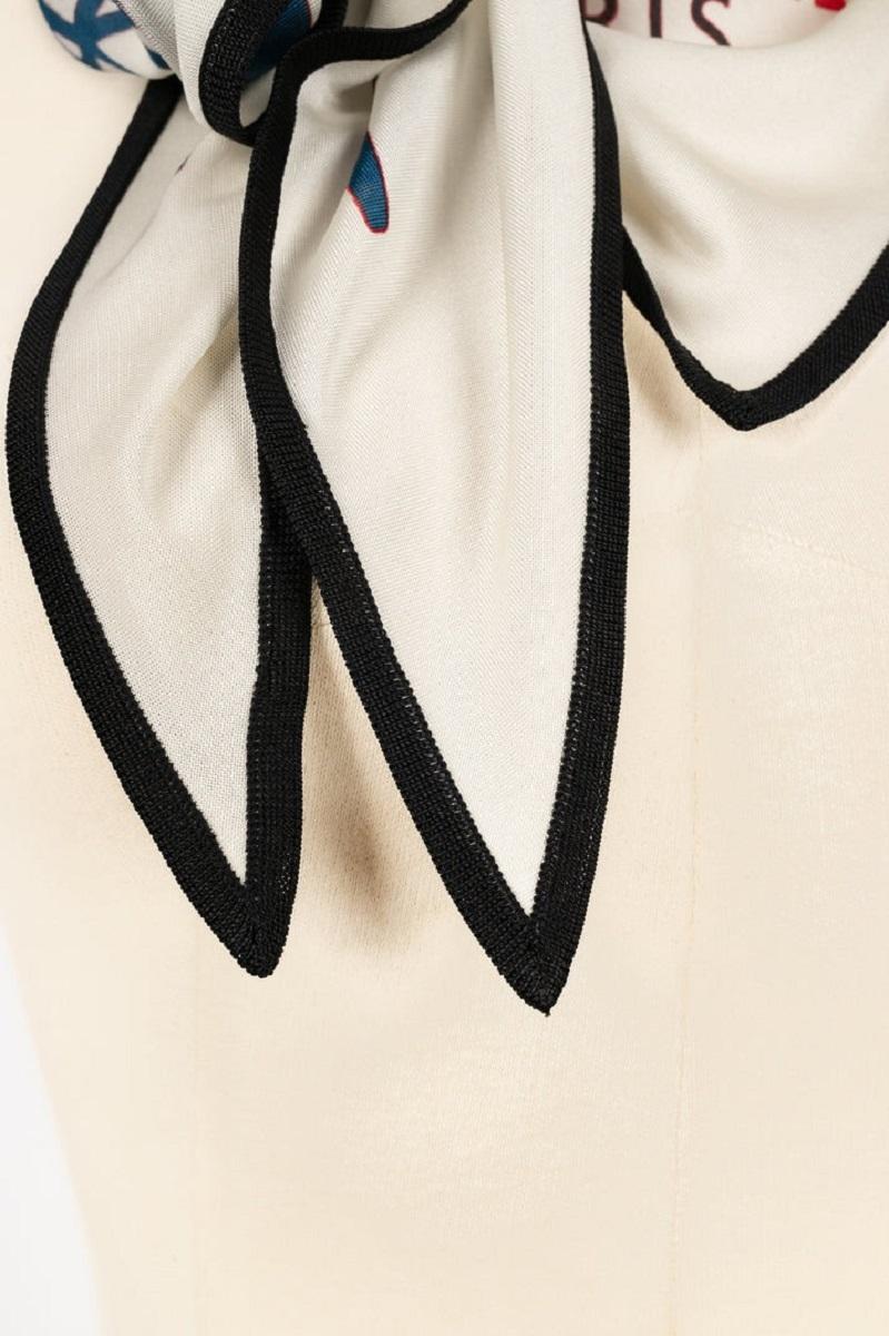 Hermès Elastical-Jersey Foulard/Scarf 'Elastical Horse-Drawn Carriage', 2004 For Sale 1