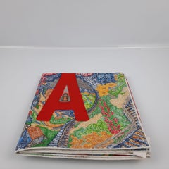 Hermes Eleftheria Scarf 90 Vert Rouge Bleu Silk