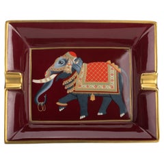 Hermès Elephant Burgundy Ashtray