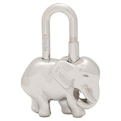 Hermès Elephant Cadena Lock Charm
