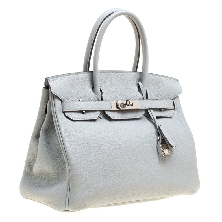 Hermes Birkin Designer Tote Bag Togo Leather in Elephant Grey – EliteLaza