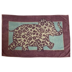 Hermès Elephant Terry Beach Towel
