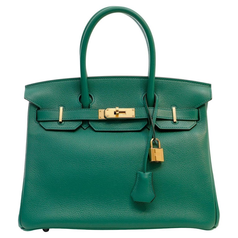 Buy Hermes Birkin Women Green Shoulder Bag Green Online @ Best Price in  India