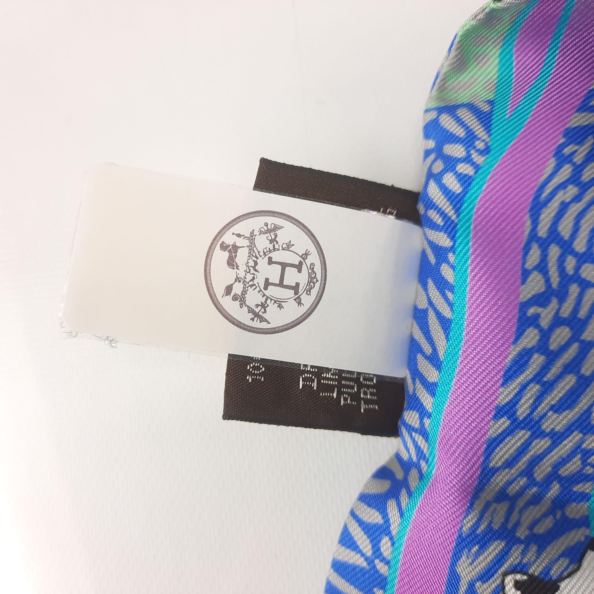 Women's Hermes En Liberte ! Twilly Vert / Cyclamen / Multicolore Silk