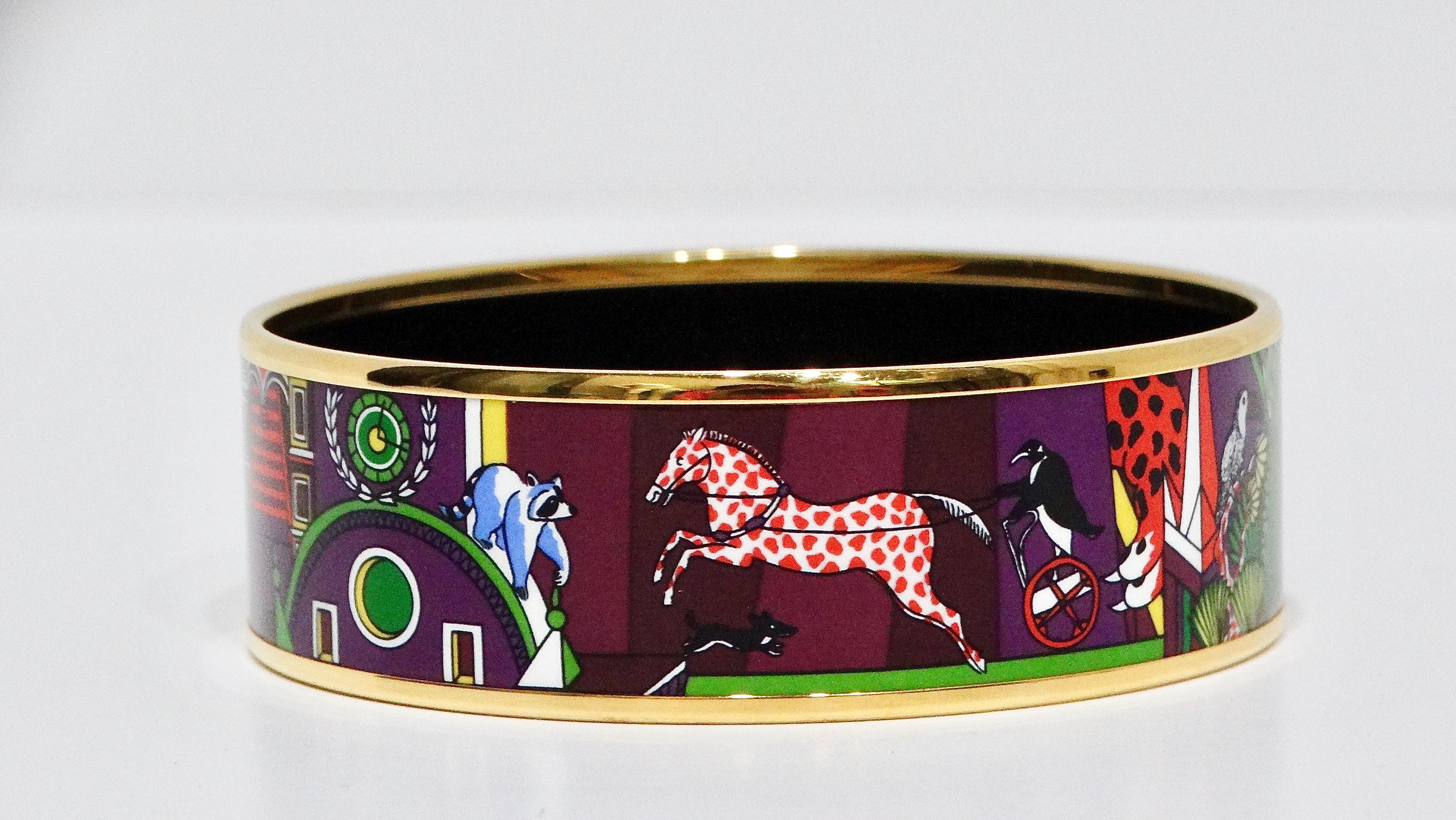 The Hermès Enamel 18k Gold Plated 