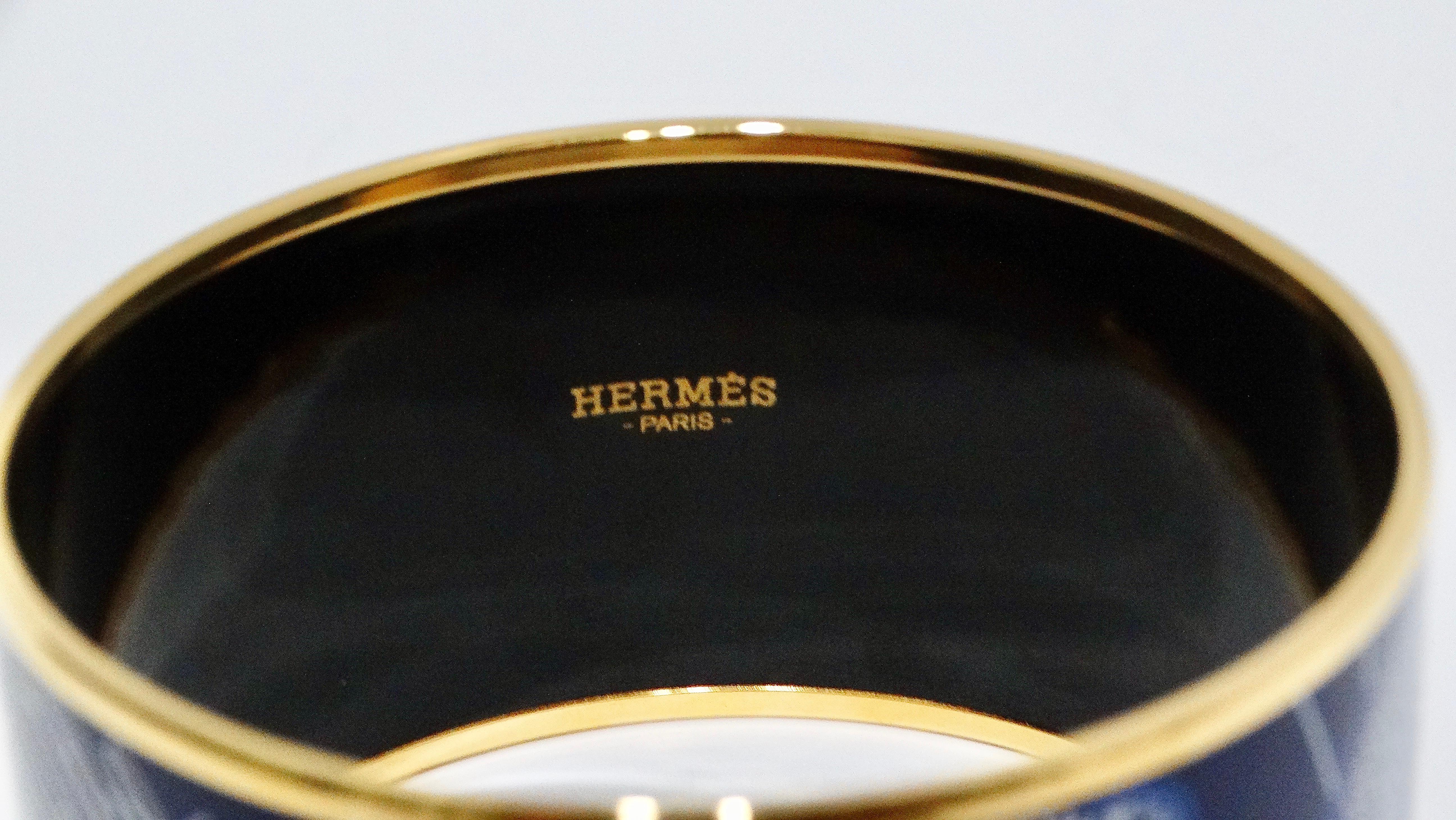Women's Hermes Enamel 18k Gold Plated 