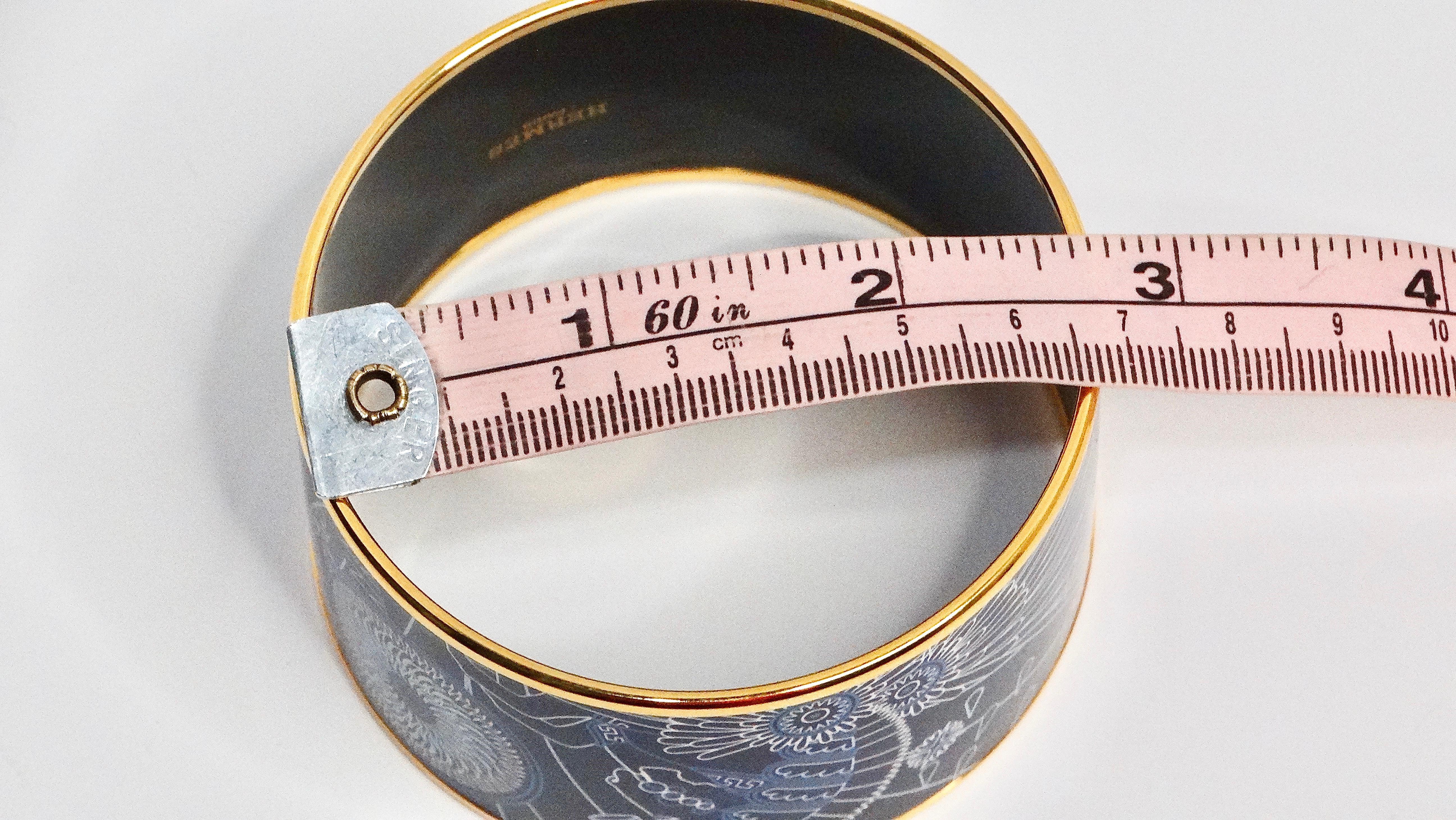 Hermes Enamel 18k Gold Plated 