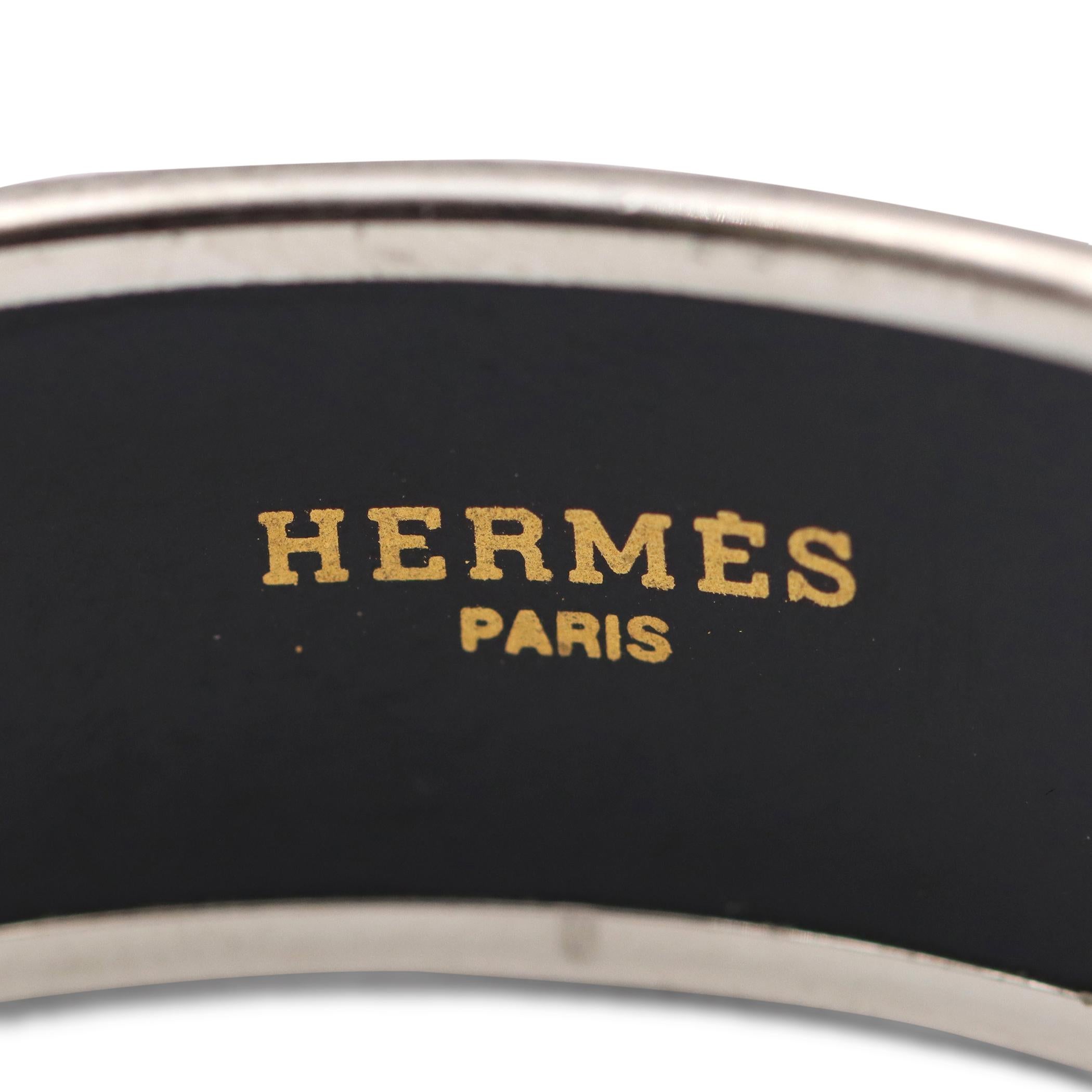 Hermès Enamel Bangle Bracelet 3
