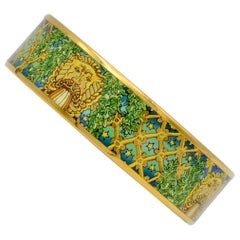 Hermès Enamel Bangle Bracelet