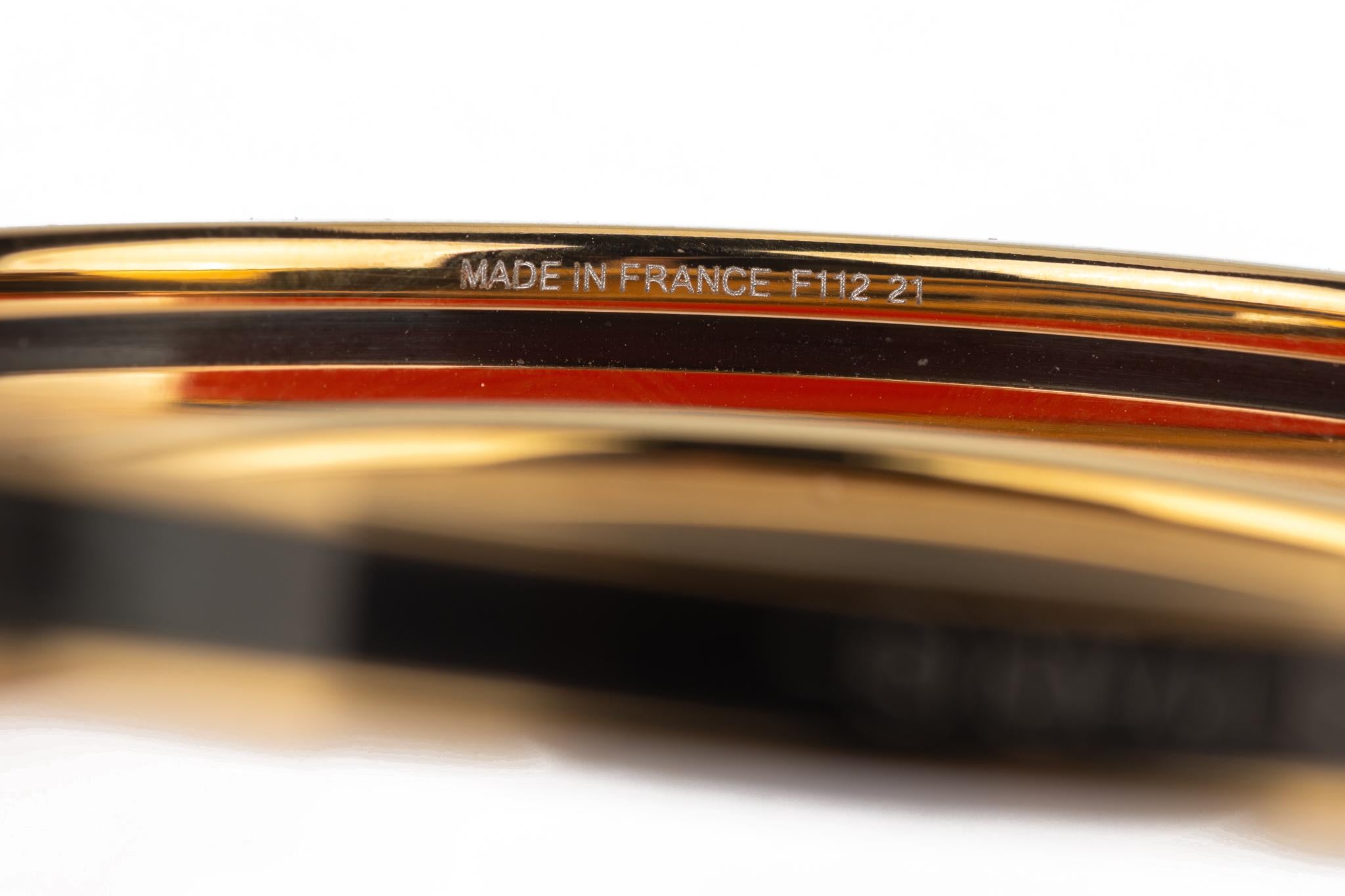 Women's Hermès Enamel Bangle Bracelets Set