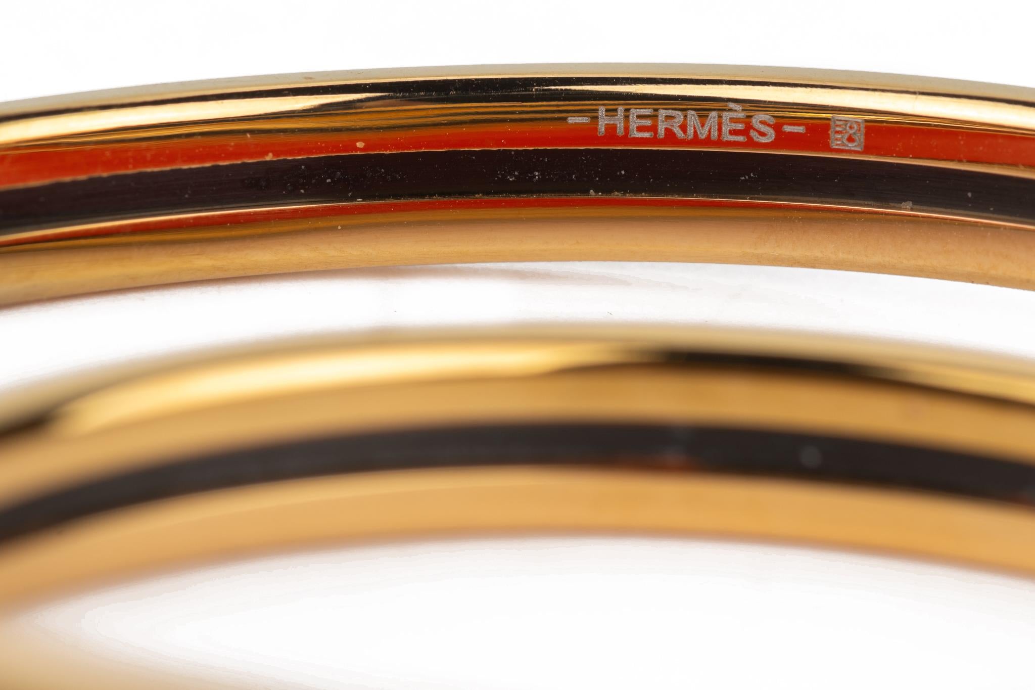 Hermès Enamel Bangle Bracelets Set 1
