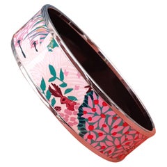 Hermès Enamel Bracelet Dans Un Jardin Anglais Shirley Phw Size 65