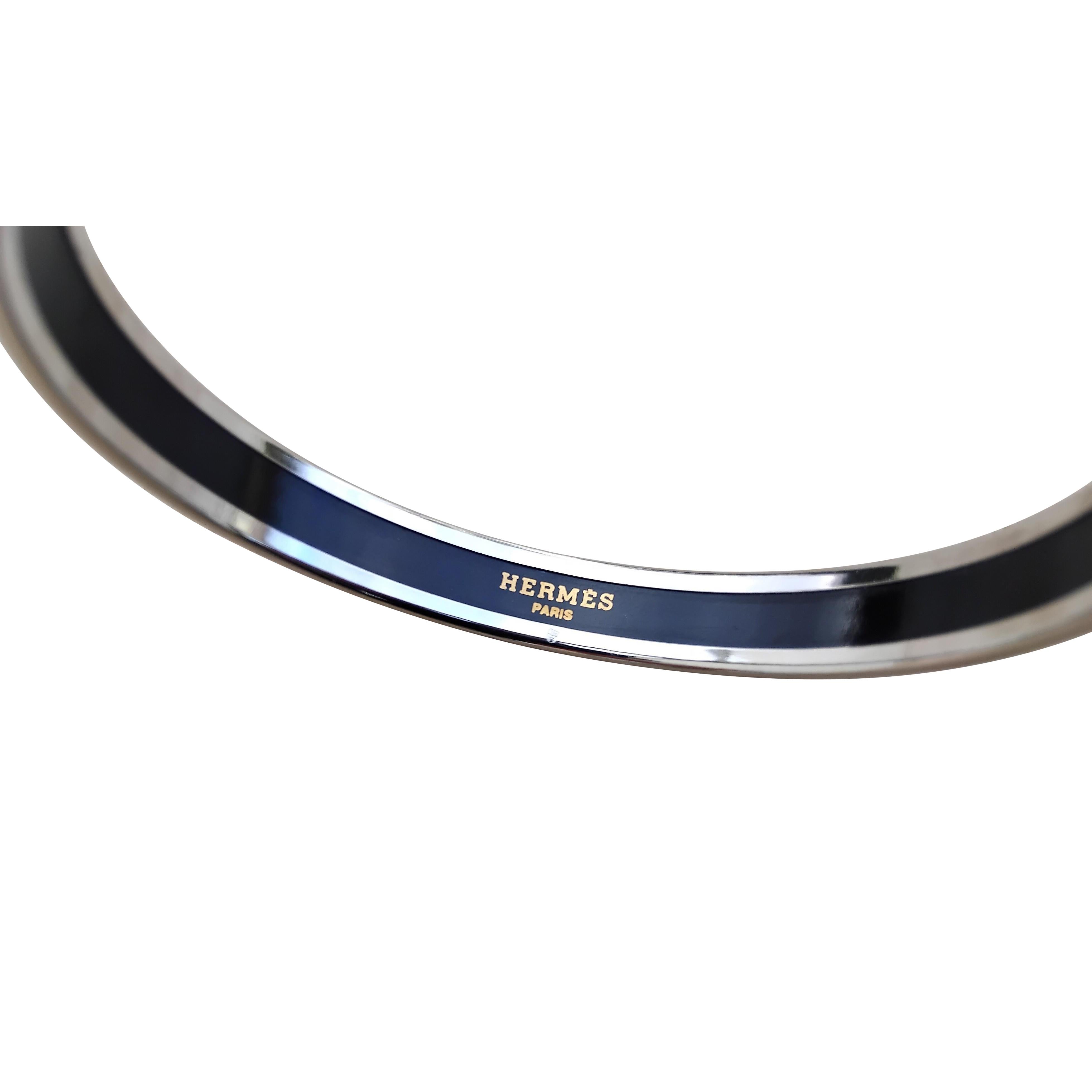 Bracelet Hermès en émail imprimé Attrape-rêves Esprit indien Taille 65 en vente 4