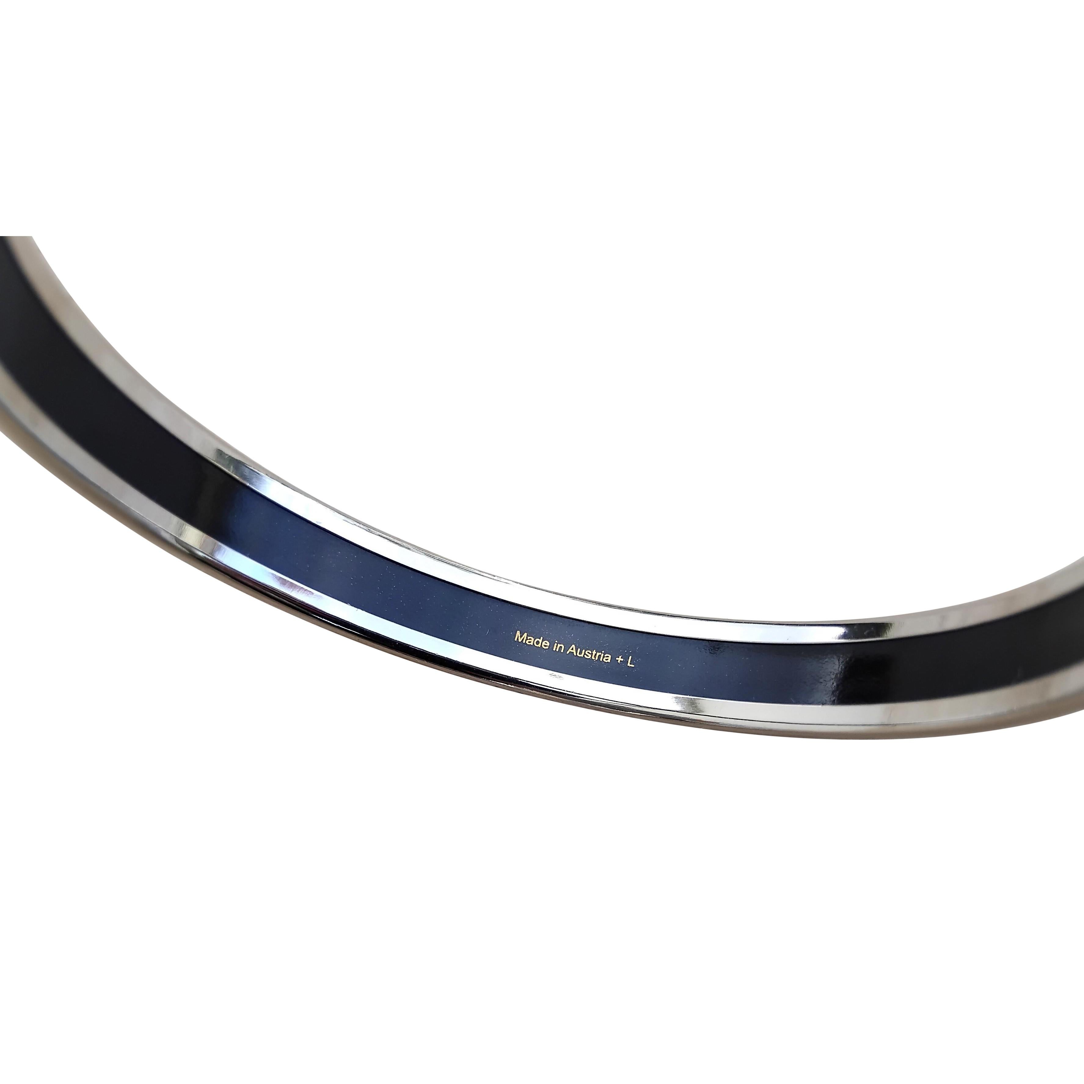 Bracelet Hermès en émail imprimé Attrape-rêves Esprit indien Taille 65 en vente 5