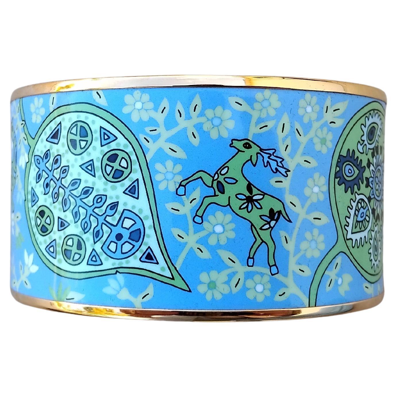 De las mujeres Hermès Pulsera Esmaltada Árbol de la Vida Christine Henry Ghw 65 en venta