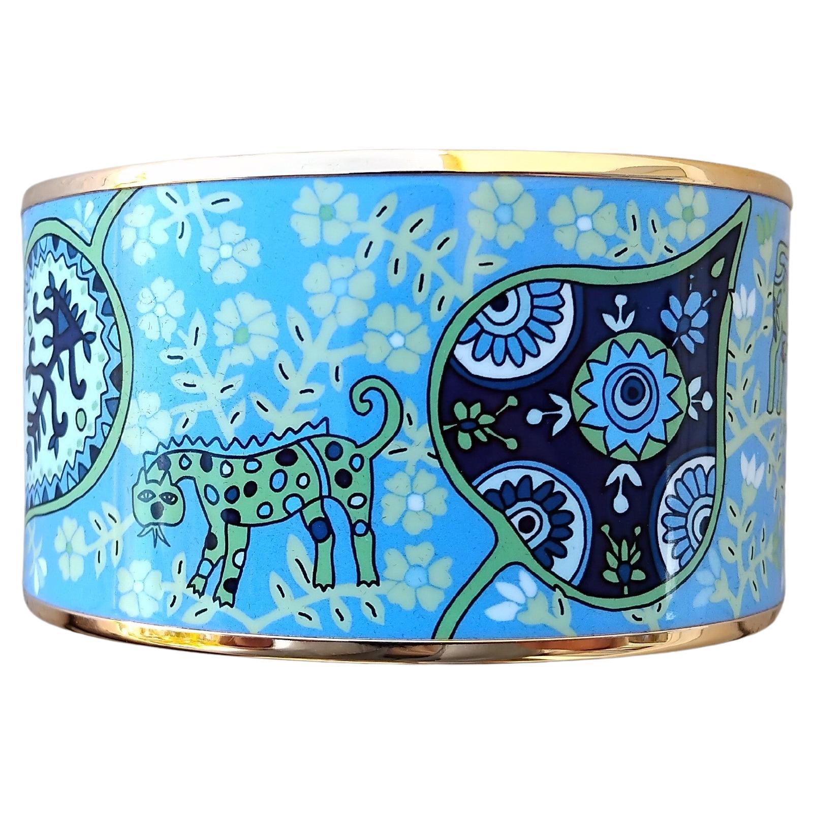 Hermès Pulsera Esmaltada Árbol de la Vida Christine Henry Ghw 65 en venta 2