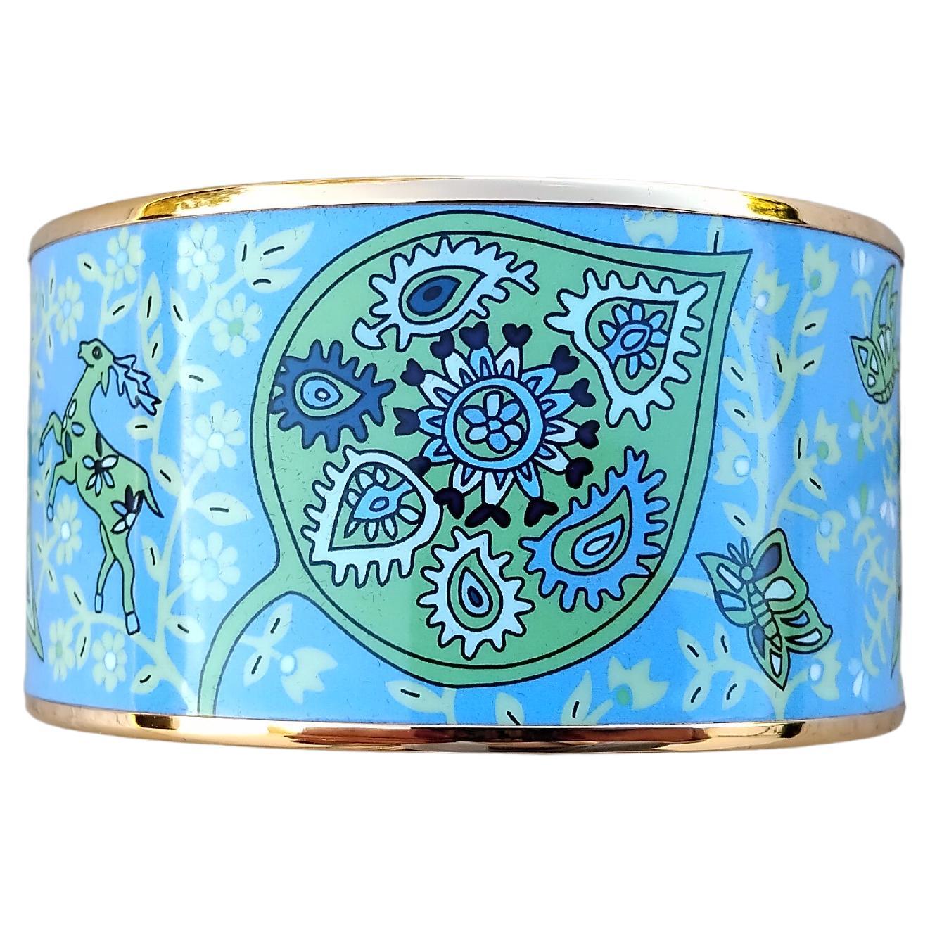 Hermès Pulsera Esmaltada Árbol de la Vida Christine Henry Ghw 65 en venta 5