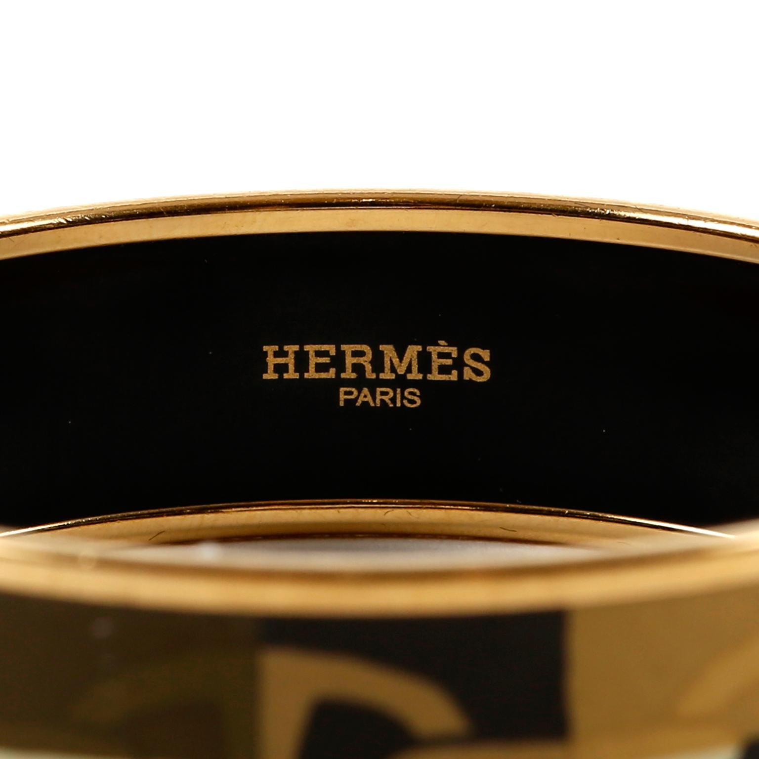 Hermès Enamel Chaine d’Ancre Bracelet In Good Condition In Palm Beach, FL