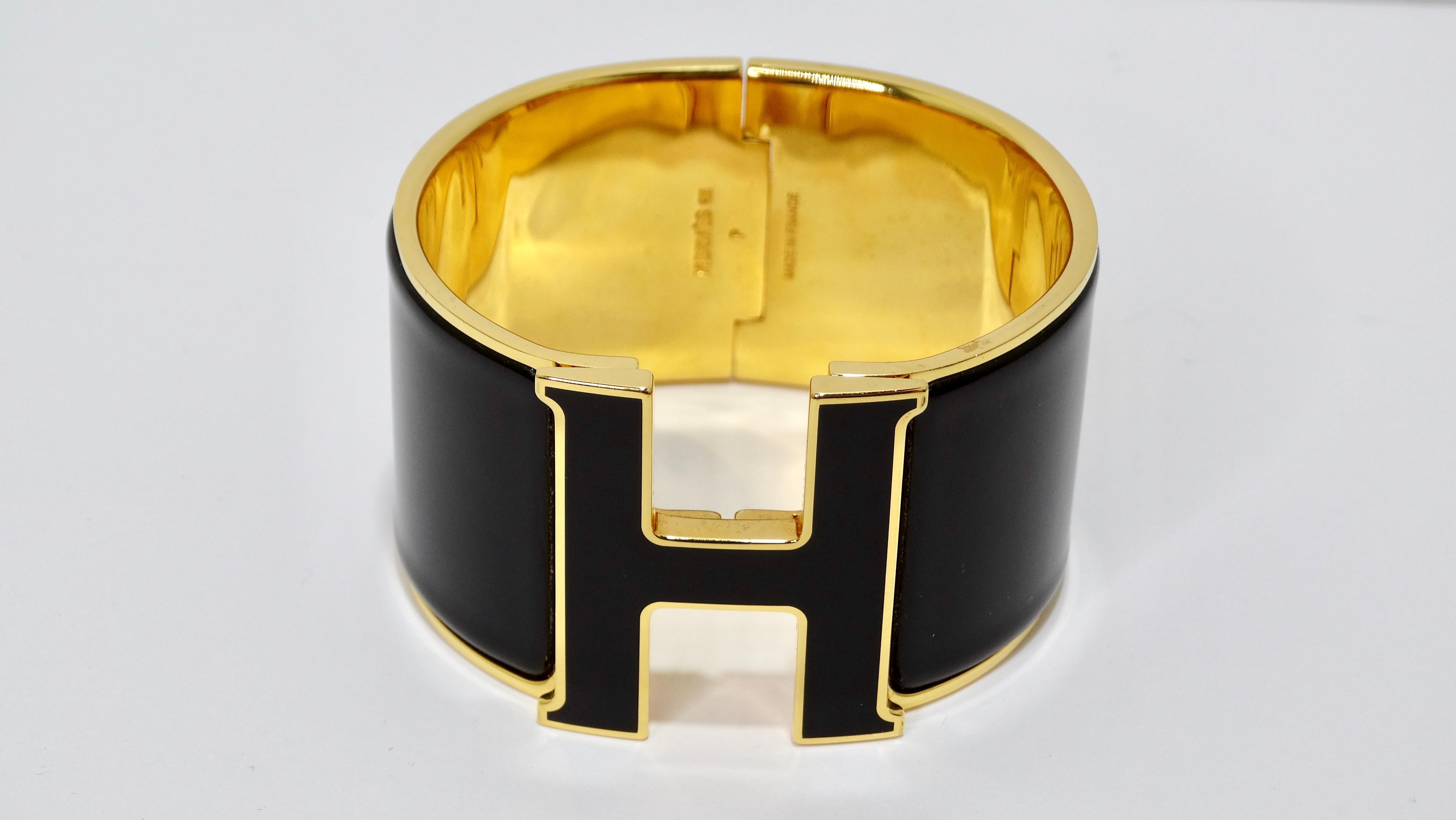 Snag this piece of Hermes history today! This is a beautiful piece of wearable art from none other than Hermes. This is casual enough to be your new everyday bracelet and will bring an extra flair to any outfit. This bracelet features a vibrant and
