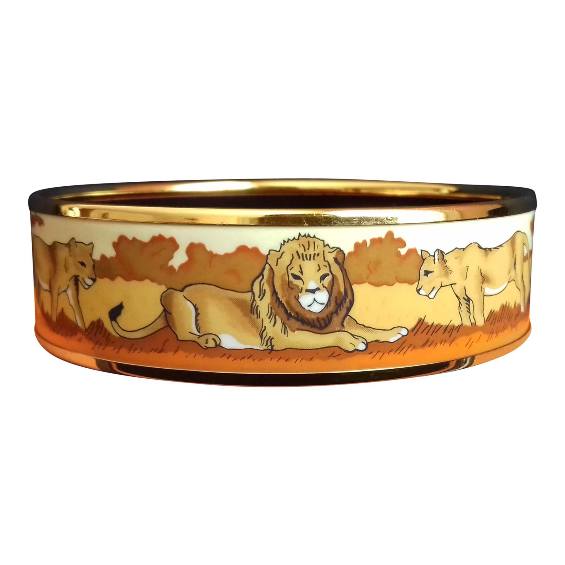 hermes lion bracelet