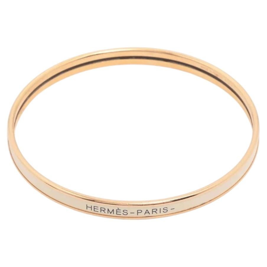 Hermès Enamel Uni Bangle For Sale