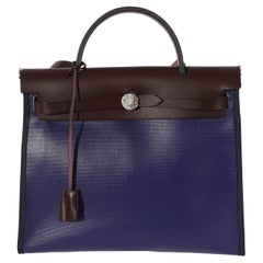 Hermes Encre Ecru Noir Rouge Sellier Zip Herbag 31