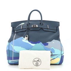 Hermes Endless Road HAC Birkin Bag Togo with Swift and Clemence with Pall